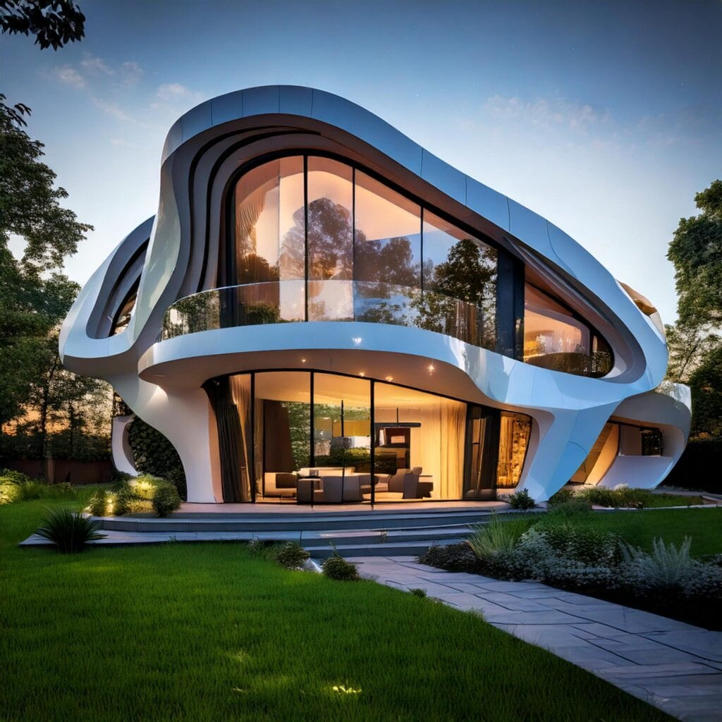 Firefly futuristic house design 81537