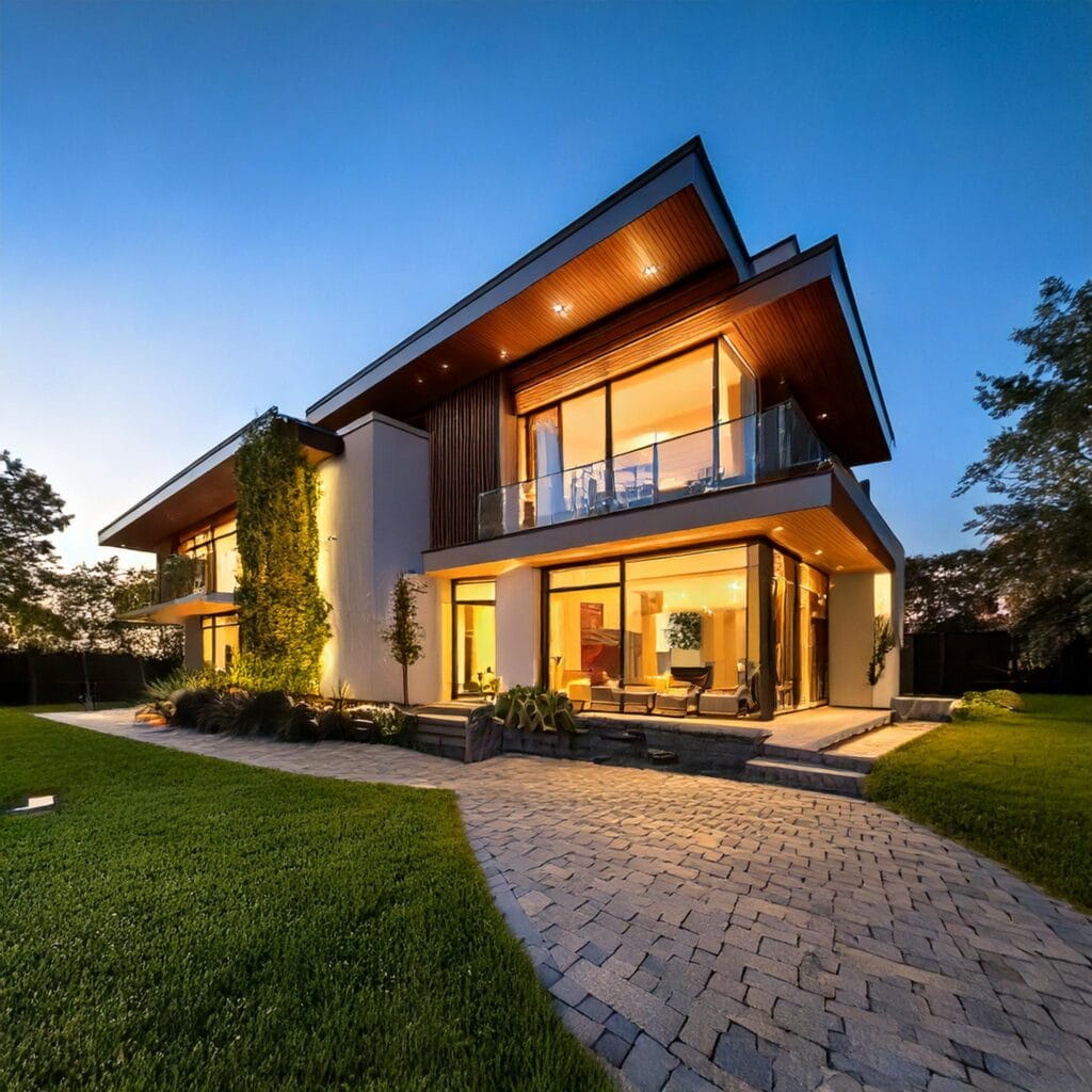 Firefly very modern expensive design in house exterior 77125